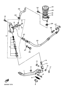 FZR1000 Задний торм цилиндр