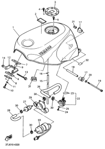 FZR400RR ﾌﾕｴﾙﾀﾝｸ