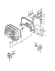GS1000 Задний комбинированный сигнал