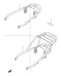 TU125 Багажник