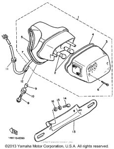 XV700SSC Фонарь