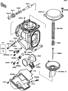 ZX1100 Carburetor parts(1 / 2)