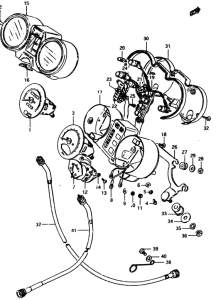 GS450 Спидометр-тахометр
