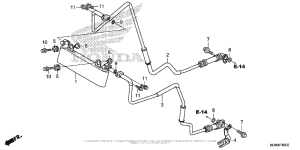 VFR800F Масляный картер