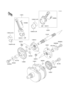 VN800 Коленвал