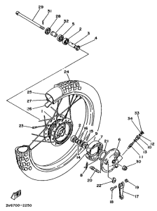 AG100 Переднее колесо