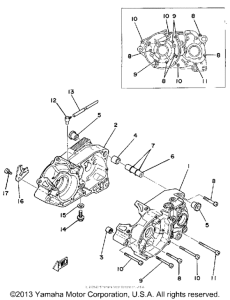 MX175H Картер двигателя