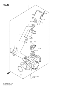 GZ125 Блок управления дроссельной заслонкой