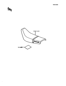 KMX200 Сиденье