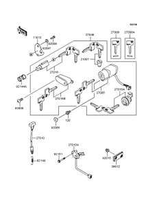 VN400 Замок зажигания