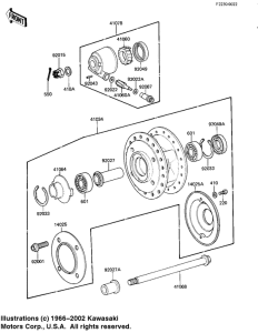 KZ250 Передняя втулка