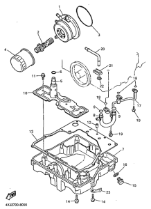 YZF1000R Масляный фильтр