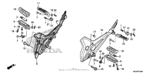 NC700X Подножки