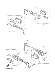 XJR1300 Поворотники