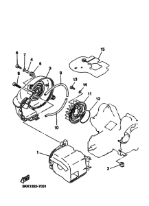YN100 Bouclier ventilation