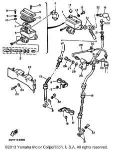 XVZ13DB Главный тормозной цилиндр