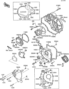 ZX1000 Engine cover(s)(1 / 2)