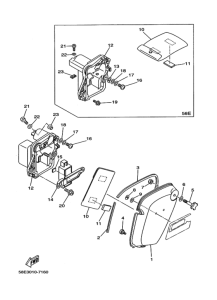YB50 Боковая крышка