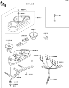 ZX600 Приборы