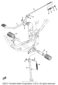 JT2 Stand - brake pedal