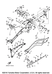 XP500G Боковые обтекатели 2