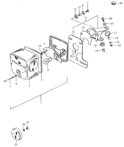 SP400 Задний комбинированный сигнал