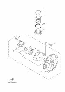 XC125R Масляный насос