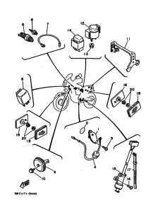 XTZ750 XTZ750B Equipo electrico