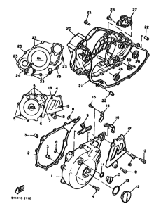 XT550 Боковые крышки