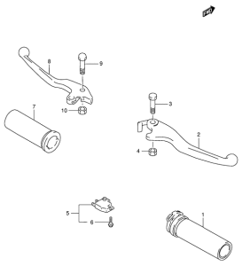 VS800 Рулевой рычаг