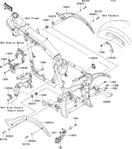  Рама ,крепежные детали