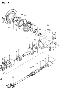 GS1100 Карданный вал