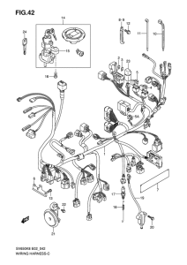 SV650 Жгут проводов