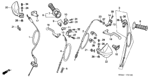 XR100 Handle lever / cable