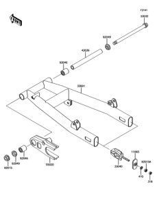 BJ250LGFA スイングアーム