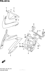 GSX-S1000 (ABS) Фара головного света