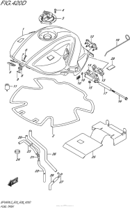 SFV650 Fuel Tank (Sfv650Al5 E28)