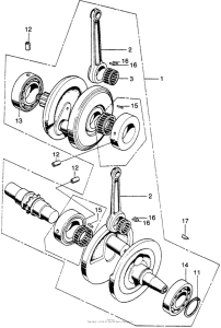 SL350 Коленвал