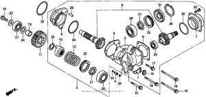 VT1100T Дифференциал