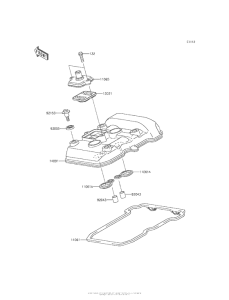 EX300 Крышка головки цилиндров