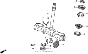 XR250L Траверса нижняя