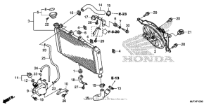 CTX700N DCT Радиатор