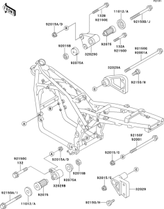 ZR550 Рама ,крепежные детали