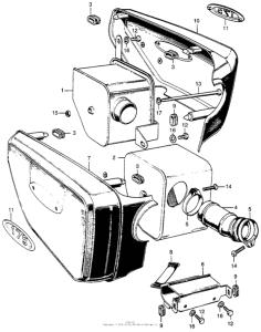 CA175 Ca175 air cleaner