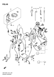 GSF1250 (ABS) Жгут проводов