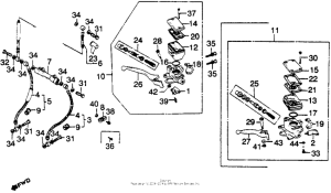 GL1100I Front brake master cyl.