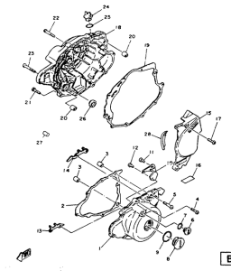SR125 Tapas del carter