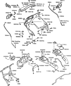 ZG1000 Cowling(1 / 2)(zg1000-a9)