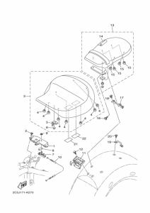 XV1900CT Сиденье