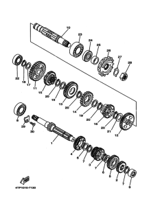 DT230 Мост ведущий комплект